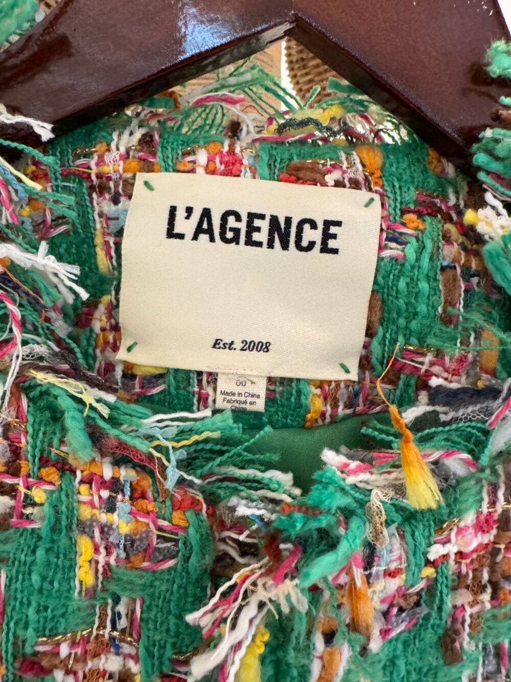L'AGENCE Angelina Tweed Jacket - Picture 4 of 9